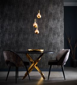 Sontuoso Wallpaper by Clarke & Clarke Midnight