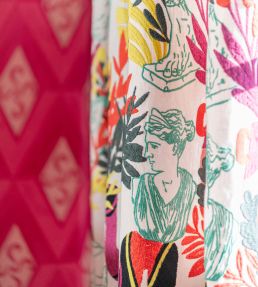 Statuario Fabric by MINDTHEGAP Pink
