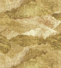 Stormy Waves Mural by Eijffinger Yellow / Ochre
