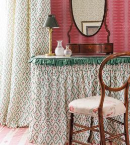 Strawberry Trellis Fabric by Barneby Gates Vintage Cream