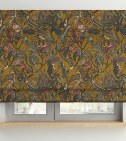 Sumatra Fabric by Arley House Golden