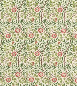 Sweet Briar Fabric by Morris & Co Boughs/Rose