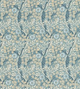 Sweet Briar Fabric by Morris & Co Mineral/Linen