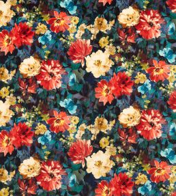 Tahiti Fabric by Clarke & Clarke Midnight