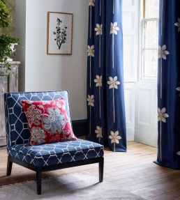 Thalia Fabric by Sanderson Porcelain/Orchid