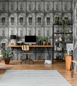 The Architecture Wallpaper by Brand McKenzie Architecture Grey