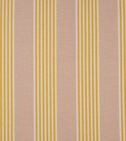 The Hudson Stripe Fabric by Christopher Farr Cloth Lemon