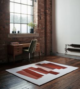 CF Editions The Many Faces of Red by Josef Albers rug 1 CFR114-01 1