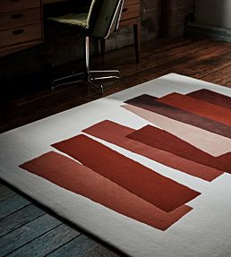 CF Editions The Many Faces of Red by Josef Albers rug 1 CFR114-01 1