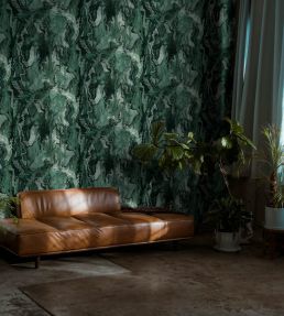 Timeless Stones Wallpaper by Coordonne Green
