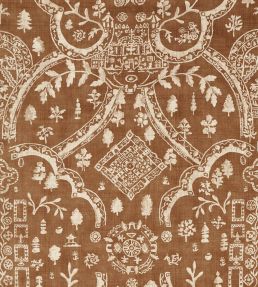 Topiary View Fabric by Sanderson Muntjac