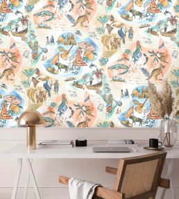 Travel Map Wallpaper by Brand McKenzie Earth