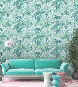 Tropic Wallpaper by Woodchip & Magnolia Mint
