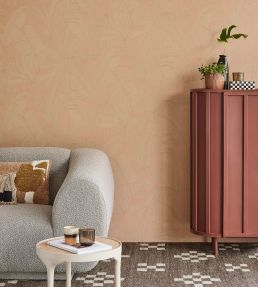 Tropical Leaf Wallpaper by Eijffinger Pink