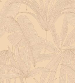 Tropical Leaf Wallpaper by Eijffinger Yellow / Ochre / Gold