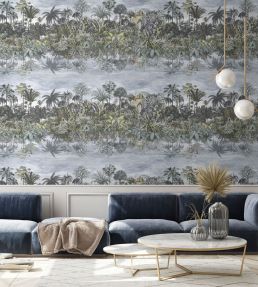 Tropical Reflections Wallpaper by Brand McKenzie Green