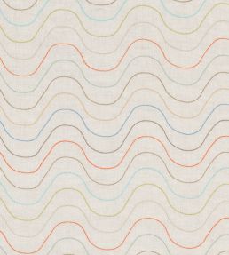 Undulating Lines Fabric by Vanderhurd Multi/Natural