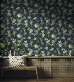 Va Va Frome Wallpaper by Woodchip & Magnolia Noir/Green