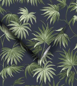 Va Va Frome Wallpaper by Woodchip & Magnolia Noir/Green
