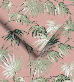 Va Va Frome Wallpaper by Woodchip & Magnolia Powder Pink