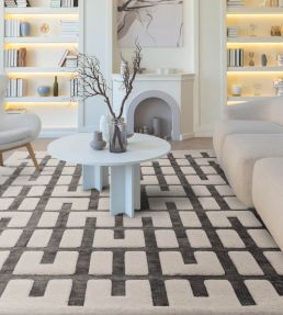 Asiatic Valley Junction rug Charcoal/Ivory 10 VALE1201700010 Charcoal/Ivory 10