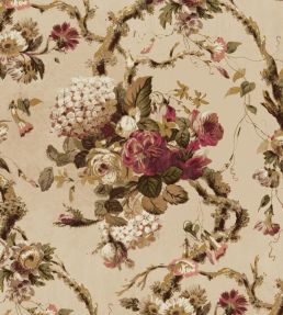 V&A Georgette Fabric by Arley House Biscuit