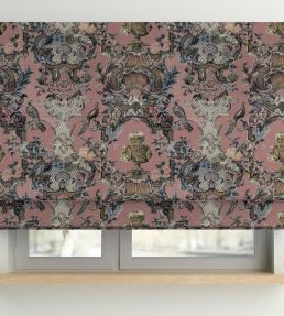V&A Romano Fabric by Arley House Pink