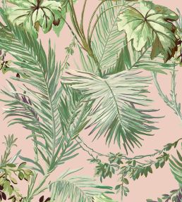 Vegetable Wallpaper by Coordonne Pink