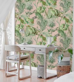Vegetable Wallpaper by Coordonne Blue