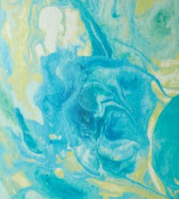 Venetian Wallpaper in Sapphire Swirl by Ohpopsi | Jane Clayton