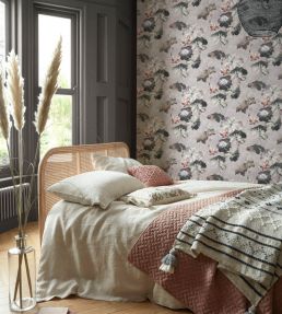 Water Lilies Wallpaper by 1838 Wallcoverings Chamomile