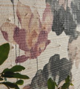 Water Lilies Grasscloth Wallpaper by 1838 Wallcoverings Bracken