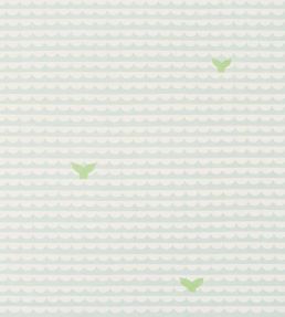 We Sailed Away Fabric by Christopher Farr Cloth Pale Blue