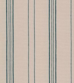 Wichita Stripes Fabric by MINDTHEGAP Taupe Blue