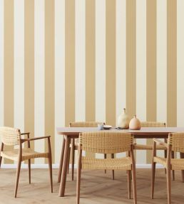 Wide Stripe Wallpaper by Ohpopsi Plaster