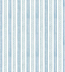 Wiggle Stripe Wallpaper by Dado 02 Blue