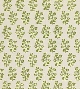 Wild Flower Fabric by Baker Lifestyle Green