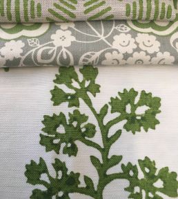 Wild Flower Fabric by Baker Lifestyle Green