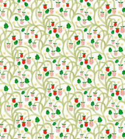 Wild Strawberries Wallpaper by DADO 01 With Cream