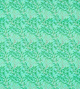 Willow Bough Fabric by Morris & Co Sky/Leaf Green
