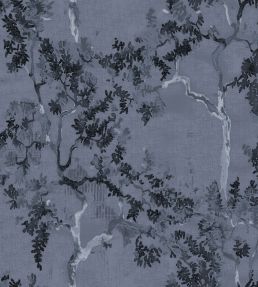 Willow Poem Wallpaper by Coordonne Navy