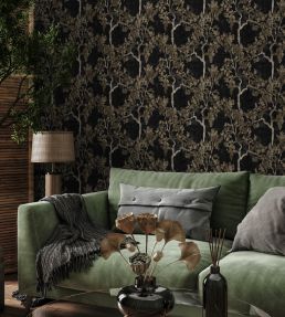 Willow Poem Wallpaper by Coordonne Onyx