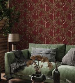 Willow Poem Wallpaper by Coordonne Ruby
