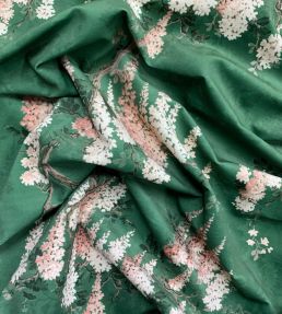 Wisteria Fabric by Woodchip & Magnolia Midnight Mint