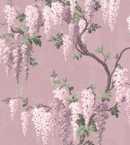 Wisteria Fabric in Deep Lavender by Woodchip & Magnolia