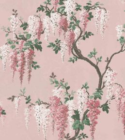 Wisteria Wallpaper by Woodchip & Magnolia Pink Bloom