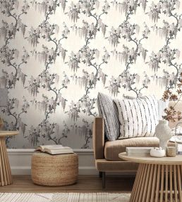 Wisteria Wallpaper by Woodchip & Magnolia Taupe