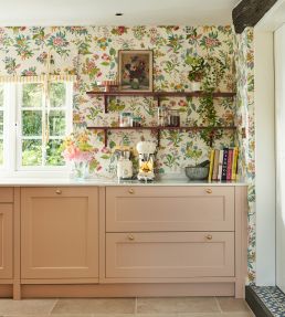 Woodland Floral Wallpaper by Harlequin Lapis/Amethyst/Pearl