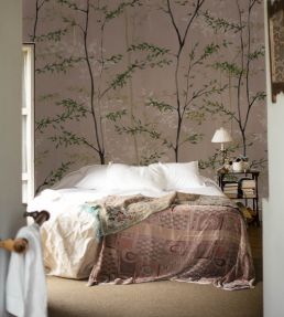 Woods Mural by Coordonne Pink