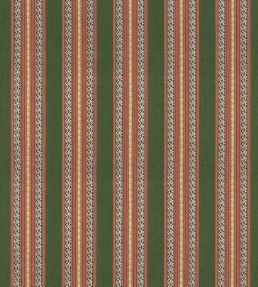 Worlds Apart Fabric by GP & J Baker Green/Coral